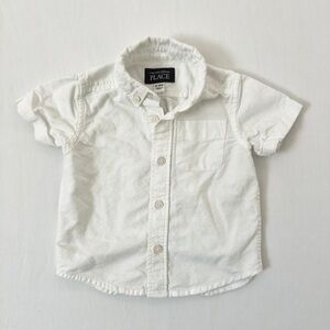 The Children's Place White Button-Down Shirt